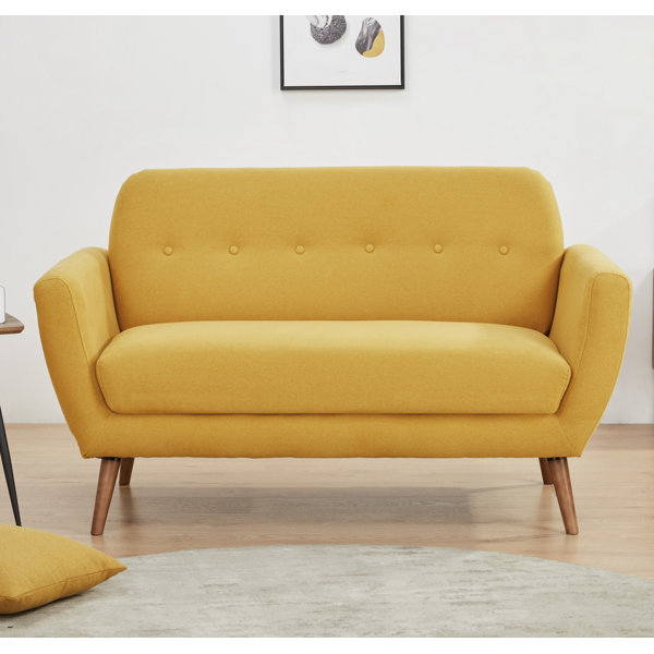 Hashtag Home Lilyana 57.87'' Upholstered Loveseat & Reviews Wayfair